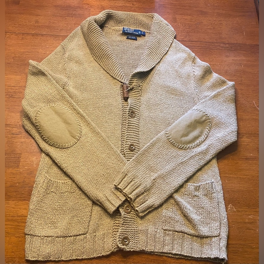 Polo Ralph Lauren VTG 90’s Toggle Shawl Collar Grandpa Cardigan/Fishermen Style